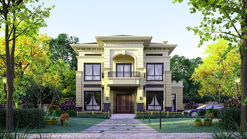 房山中式合院住宅，开放庭院与邻里乡亲更亲近